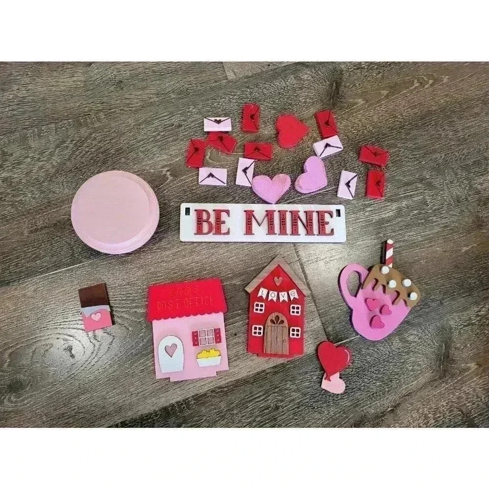 Valentines day tier tray‎ decor bundle #6